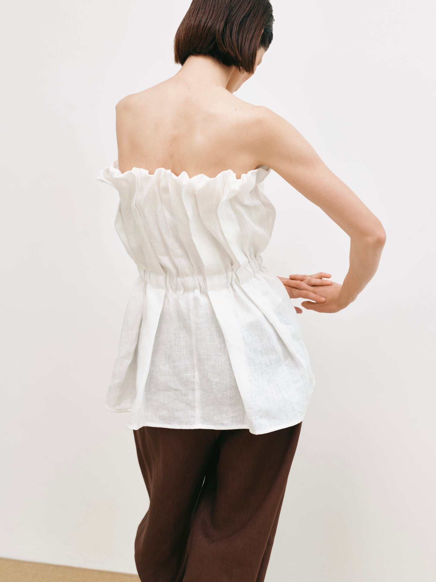 Топ - буф бандо молочний