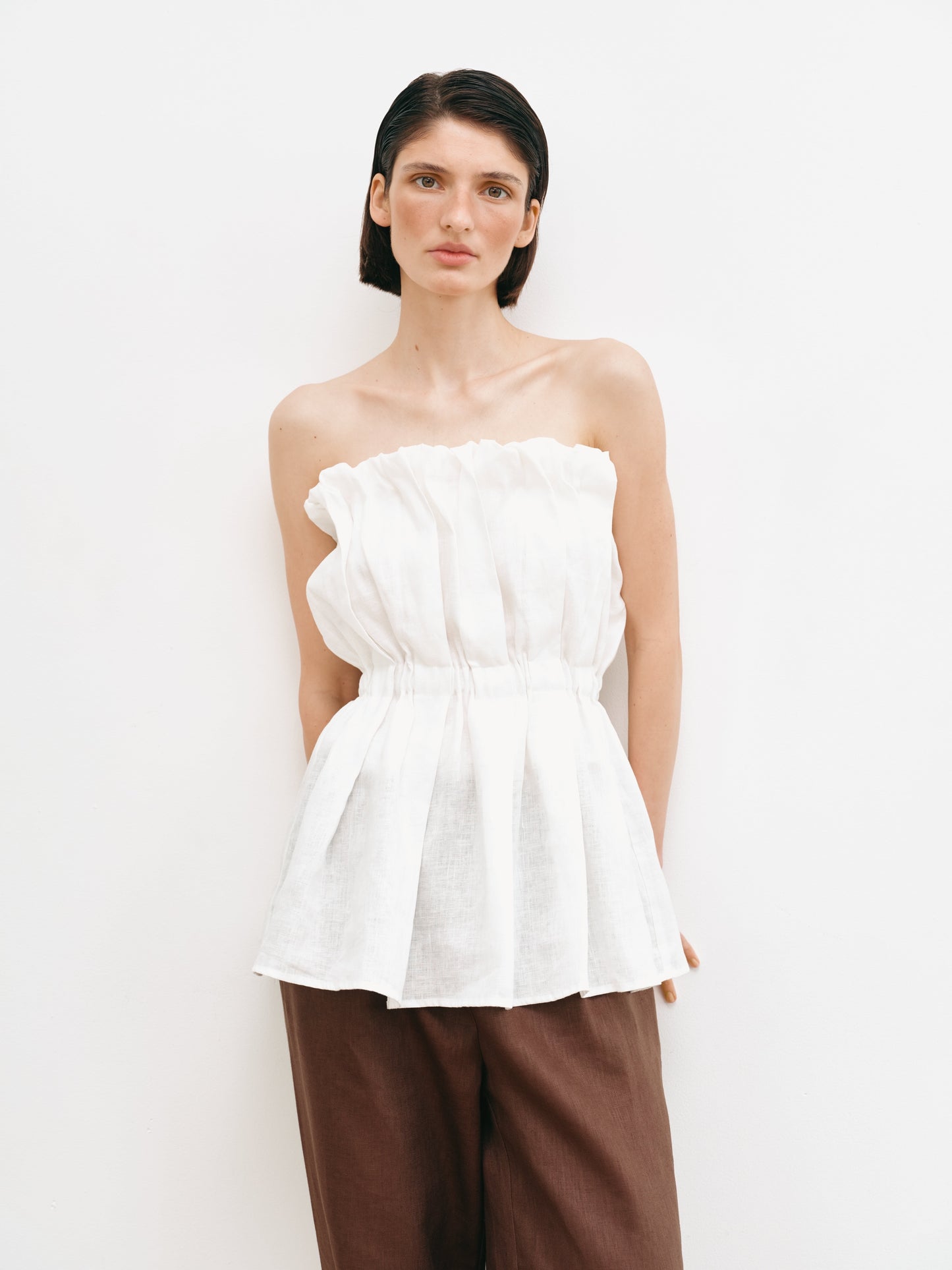 Топ - буф бандо молочний