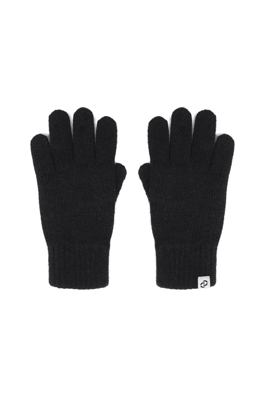 Рукавиці в'язані чорні