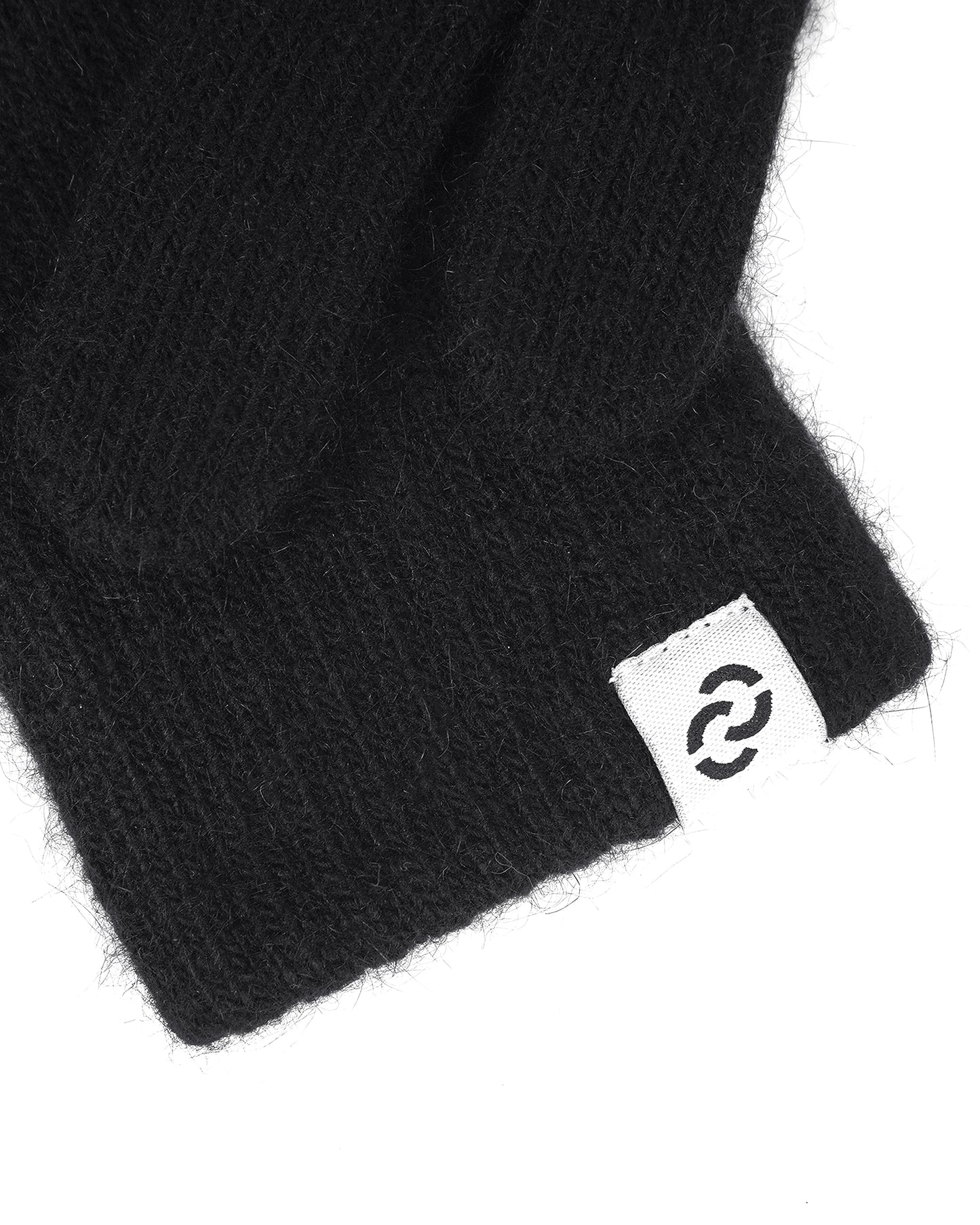 Рукавиці в'язані чорні