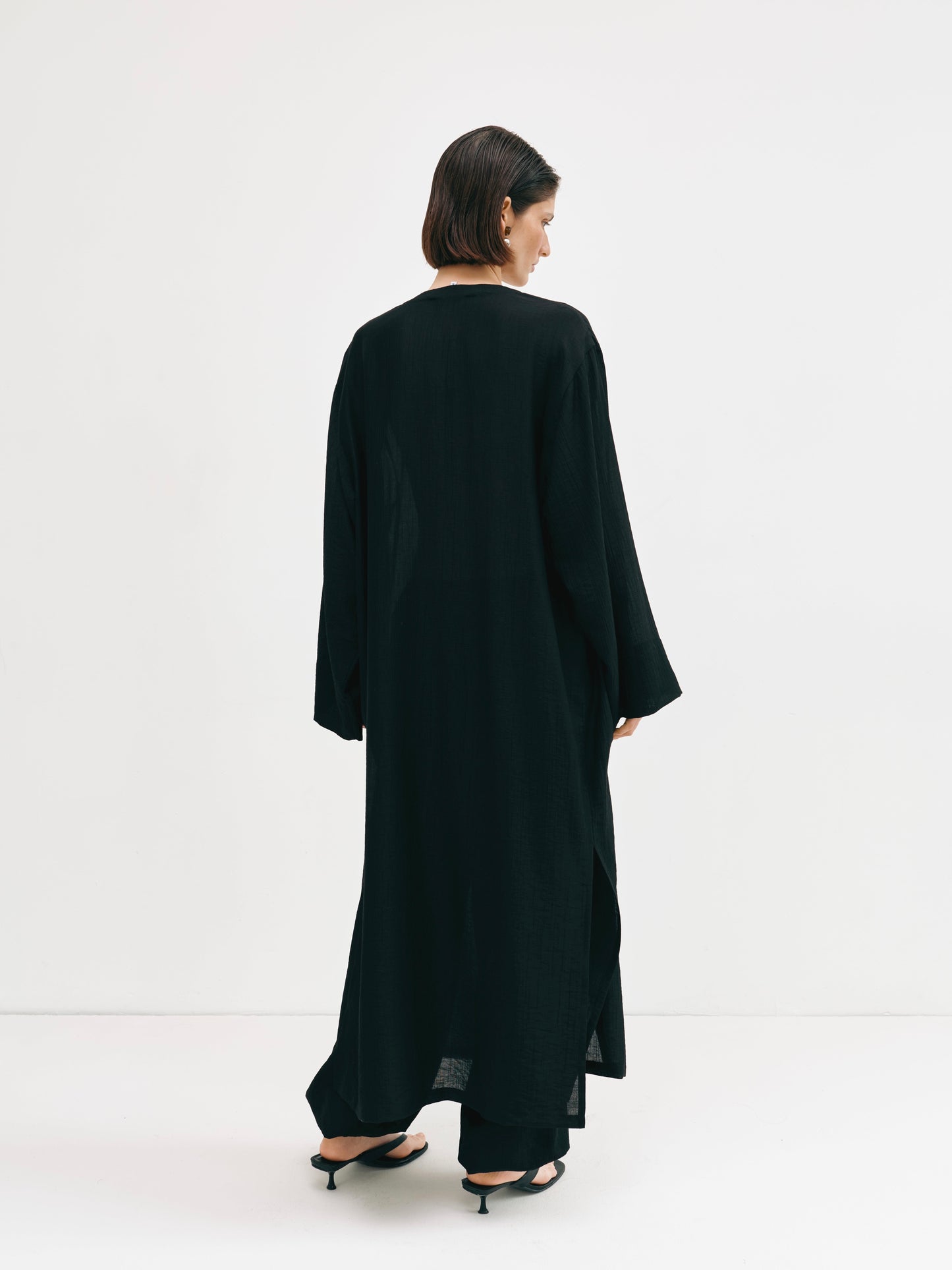 Сорочка - кімоно чорна