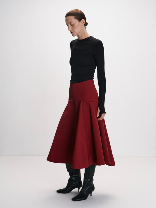 Спідниця вишнева COUTURE