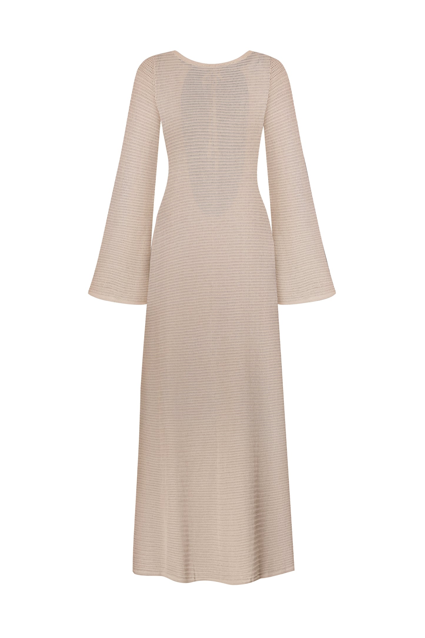 Напівпрозора сукня кроше бежева