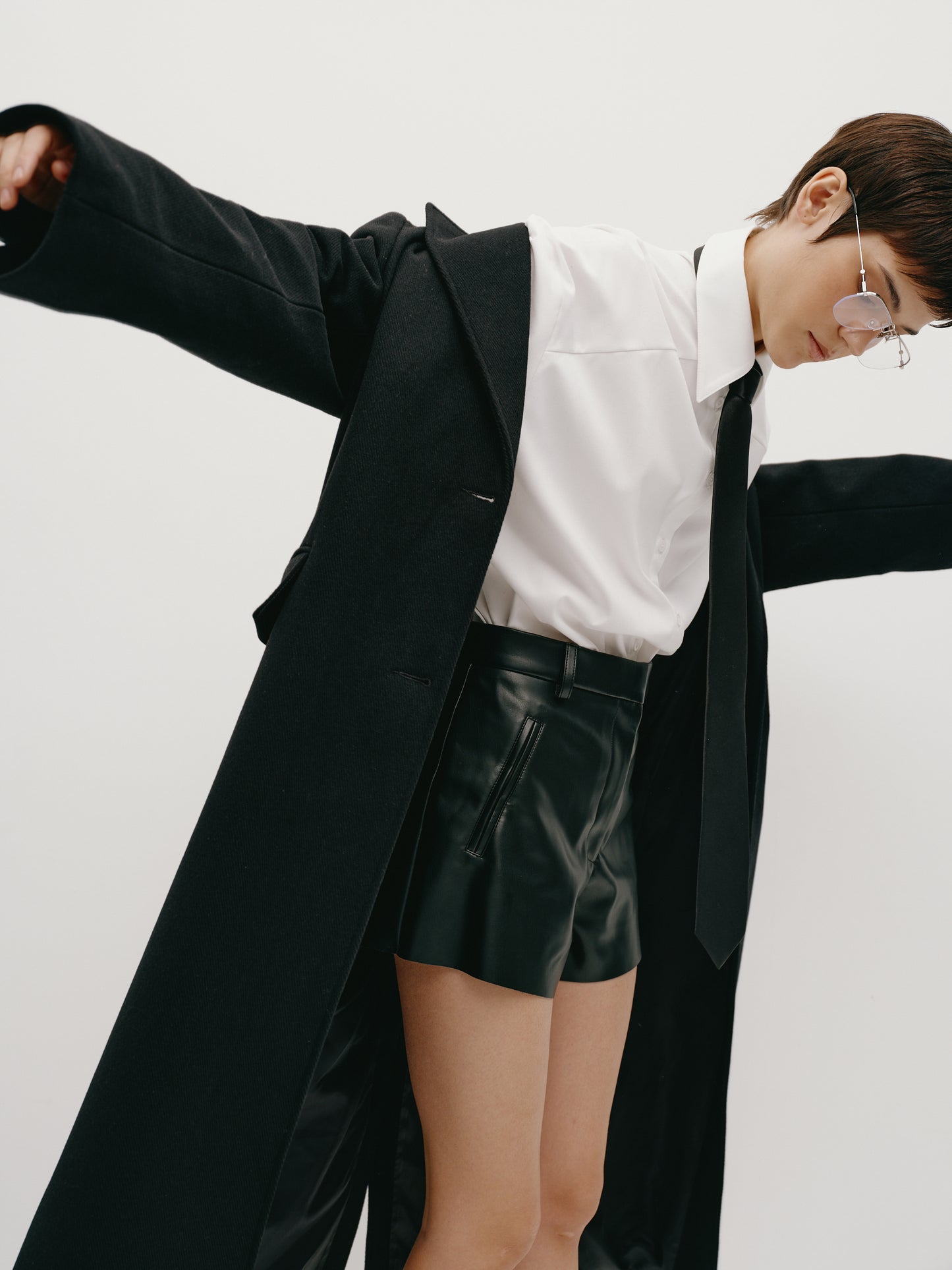 Пальто шерстяне чорне (limited edition)