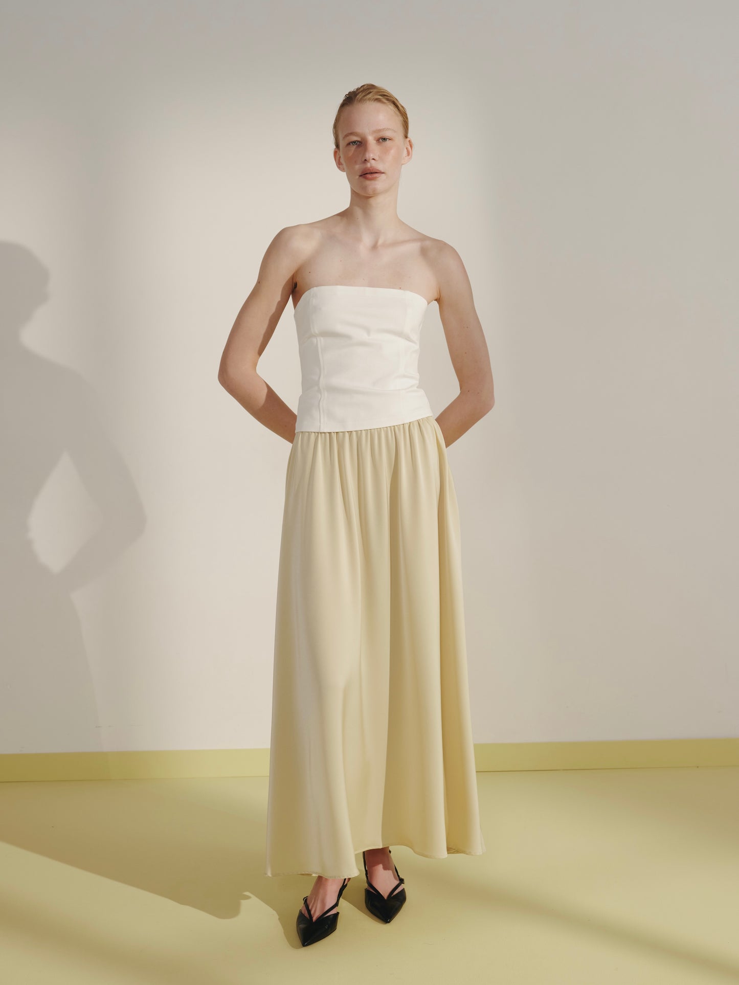 Milk bandeau corset