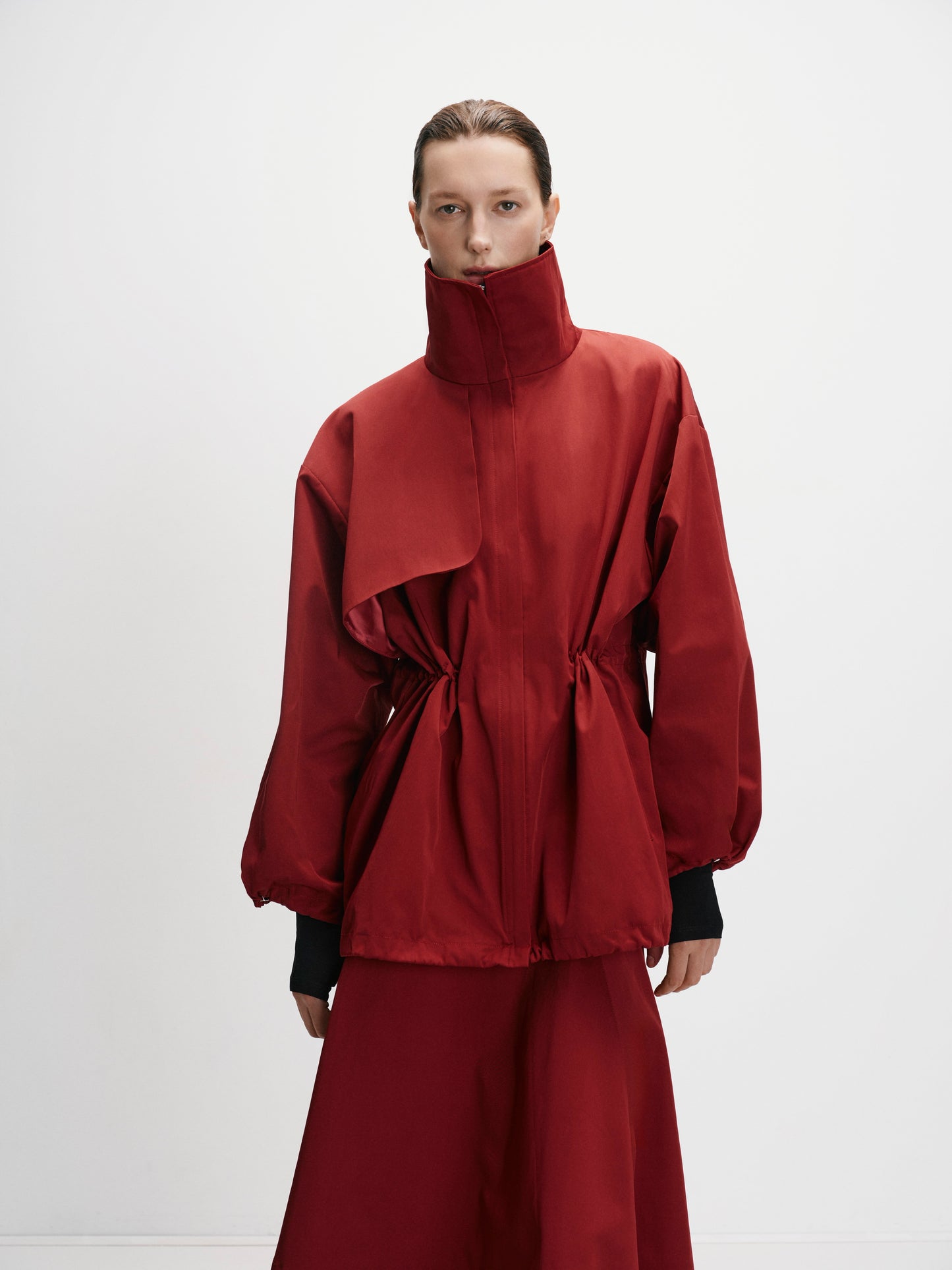 Куртка - тренч вишнева COUTURE