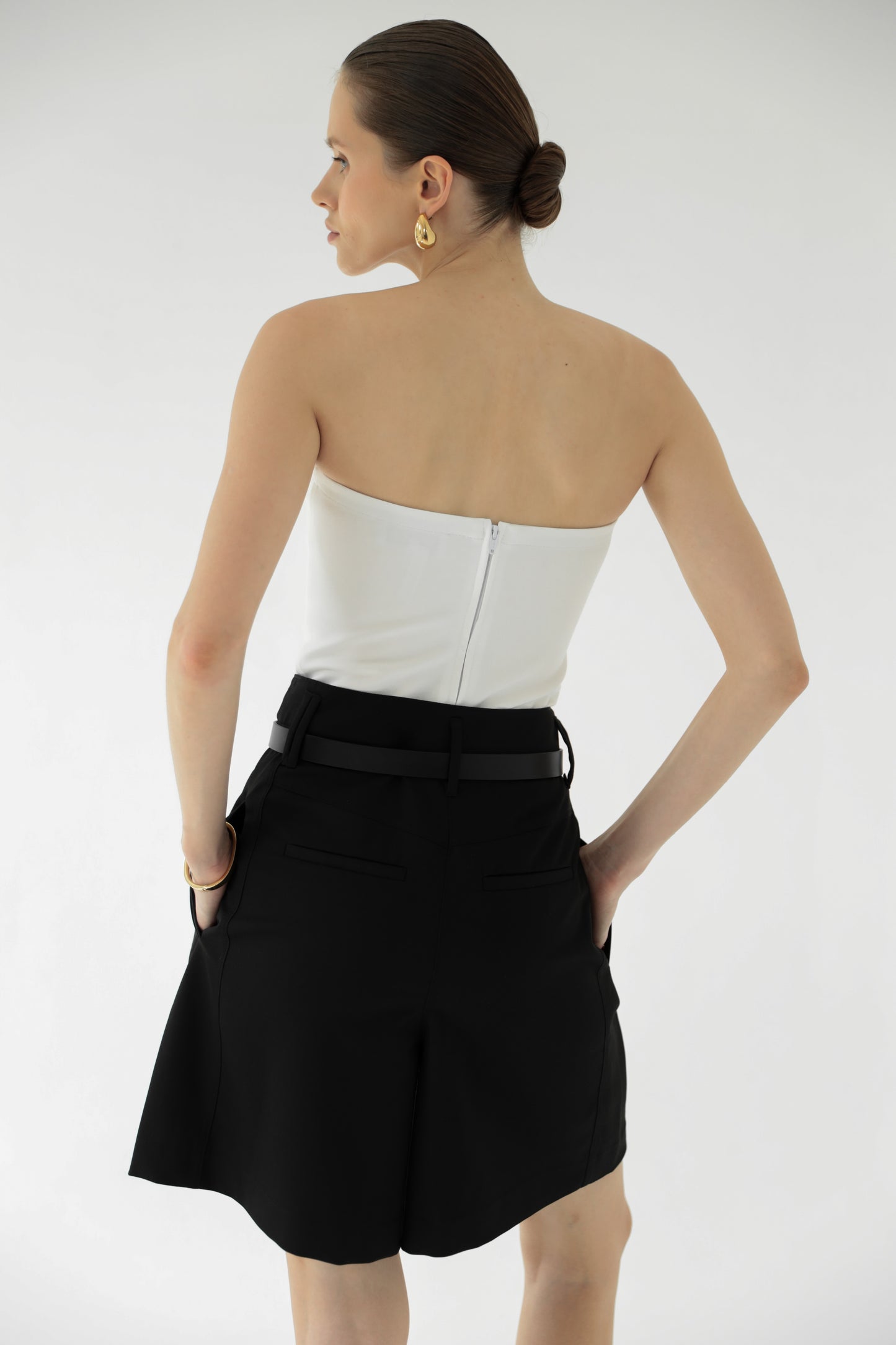 Milk bandeau corset