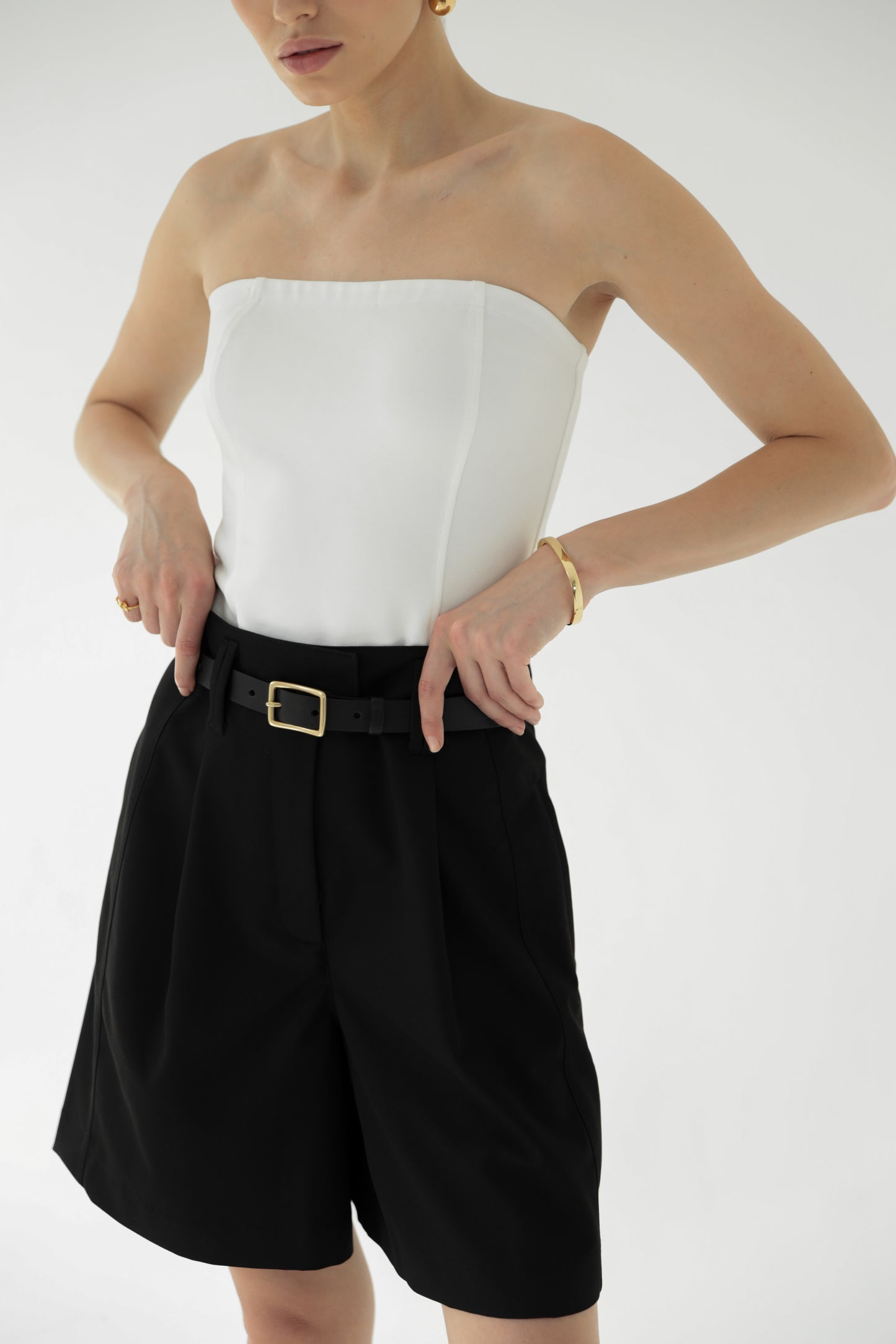 Milk bandeau corset