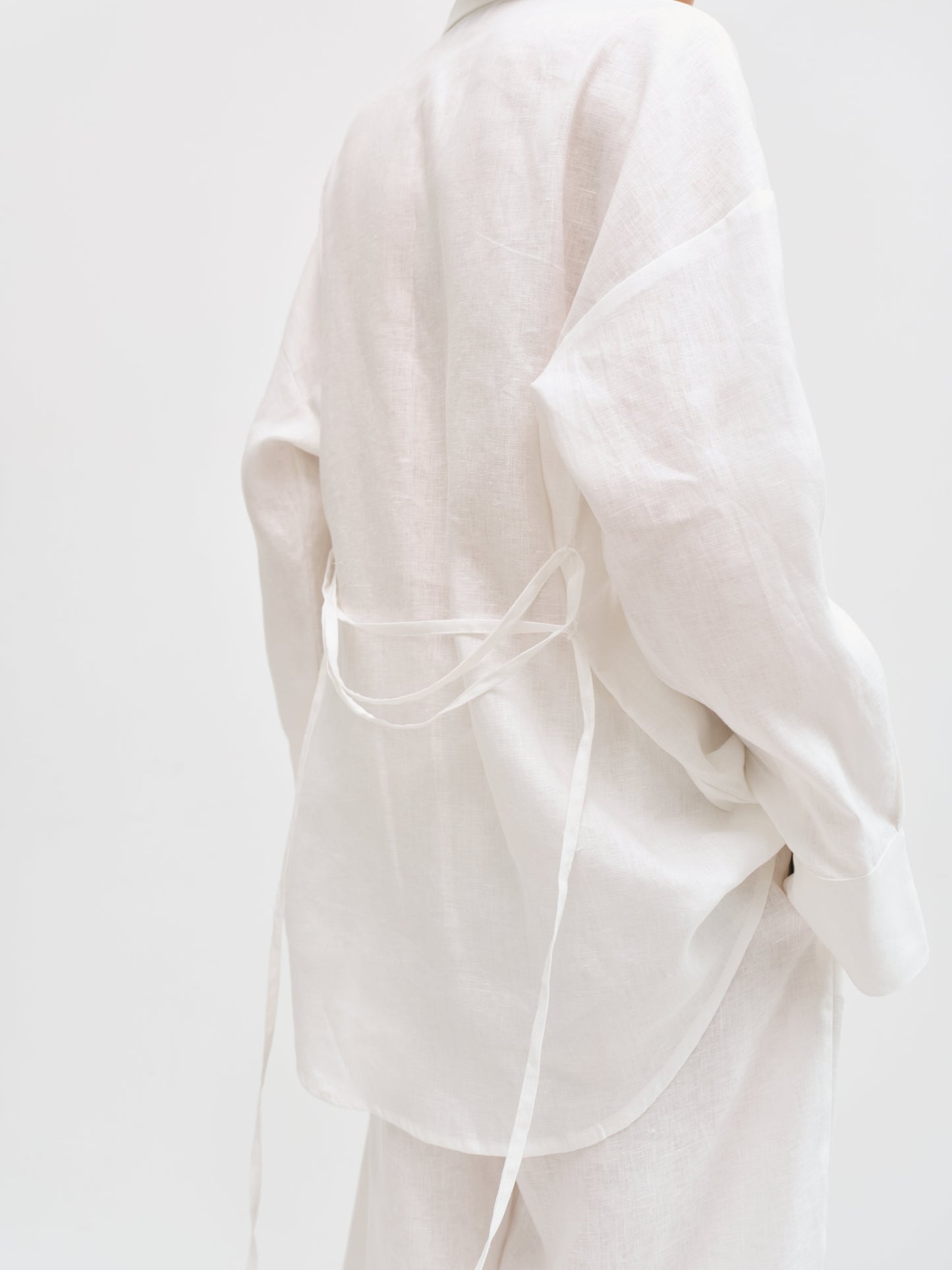 Сорочка молочна з льону