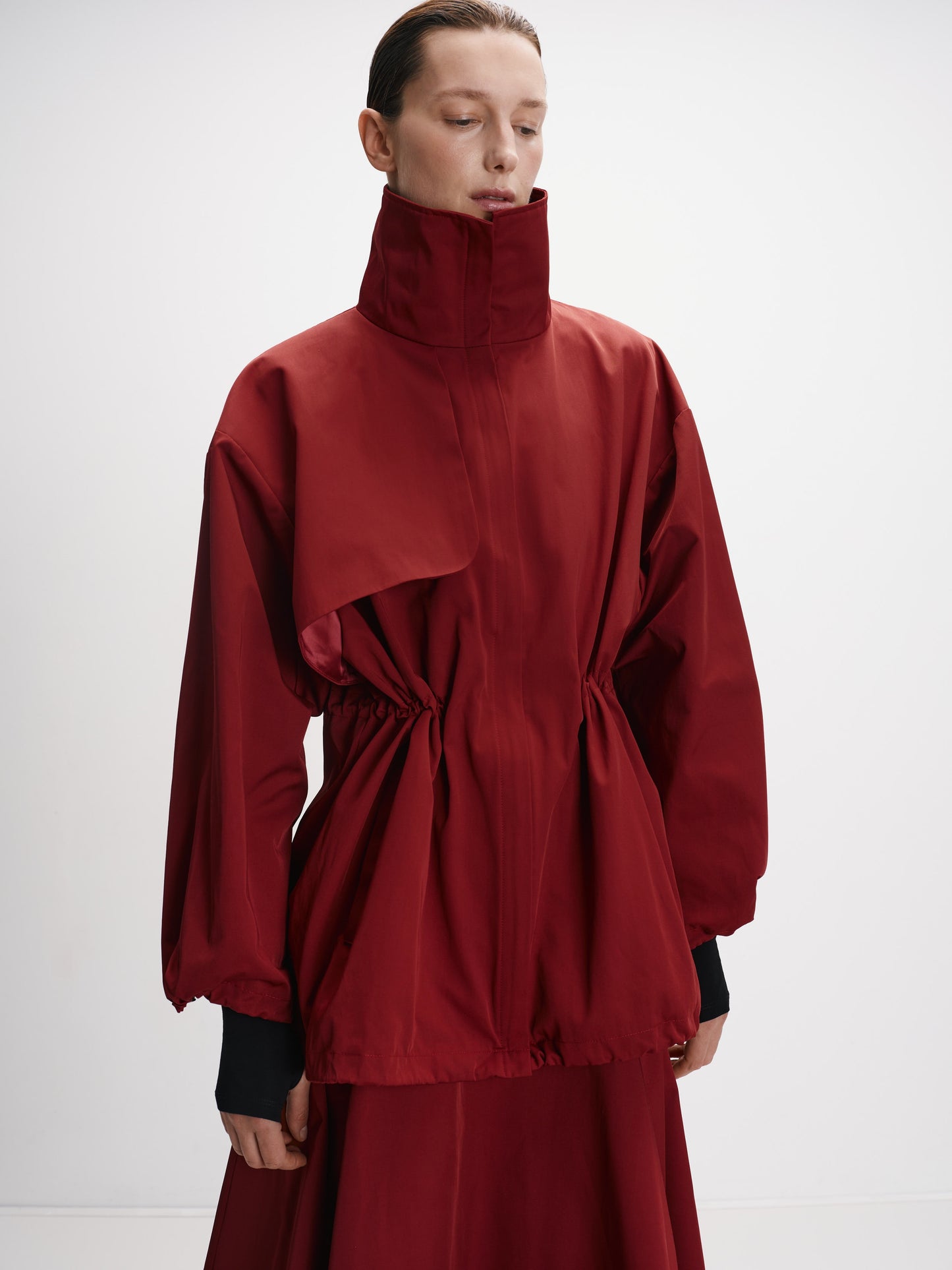 Куртка - тренч вишнева COUTURE