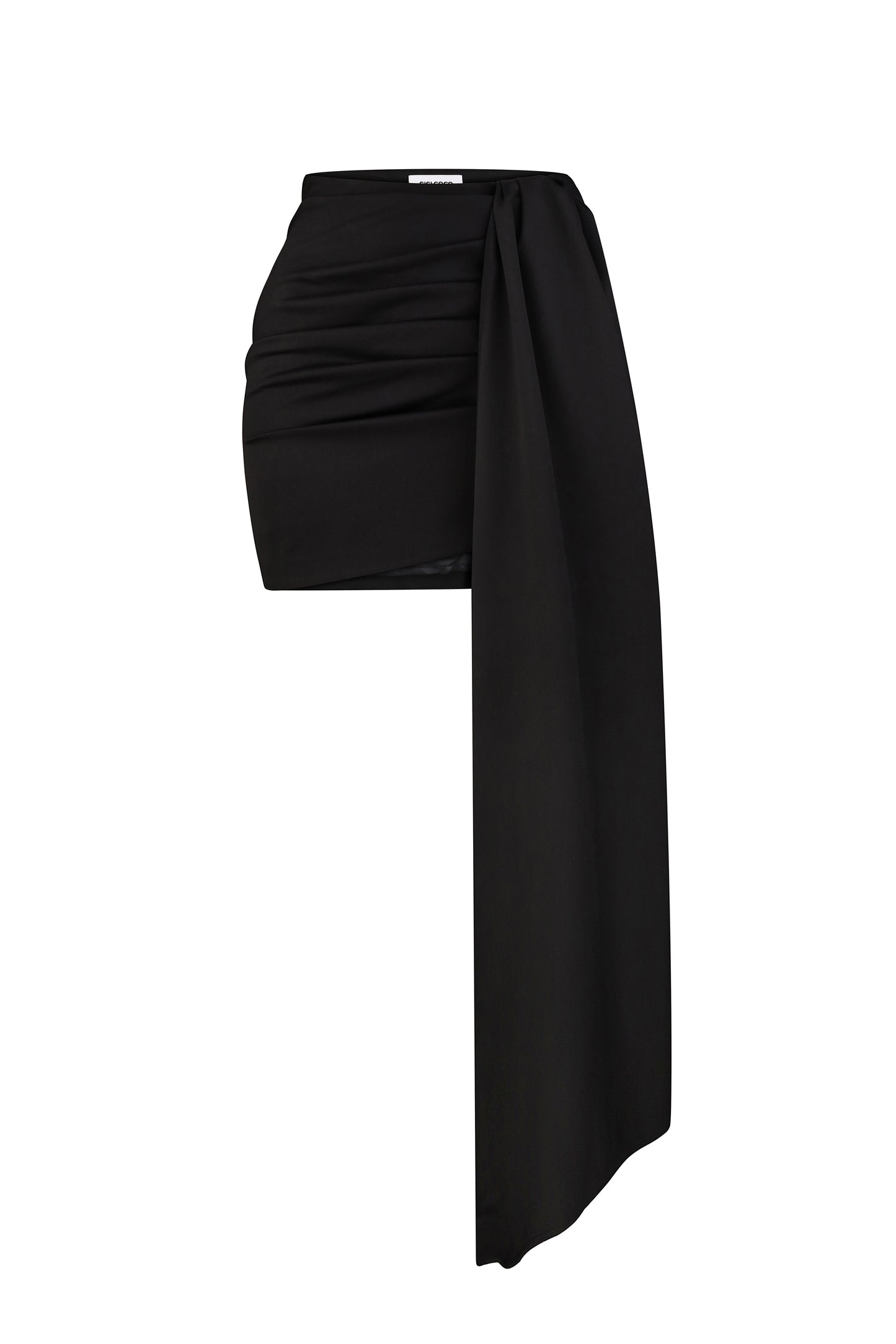 Спідниця з шлейфом чорна