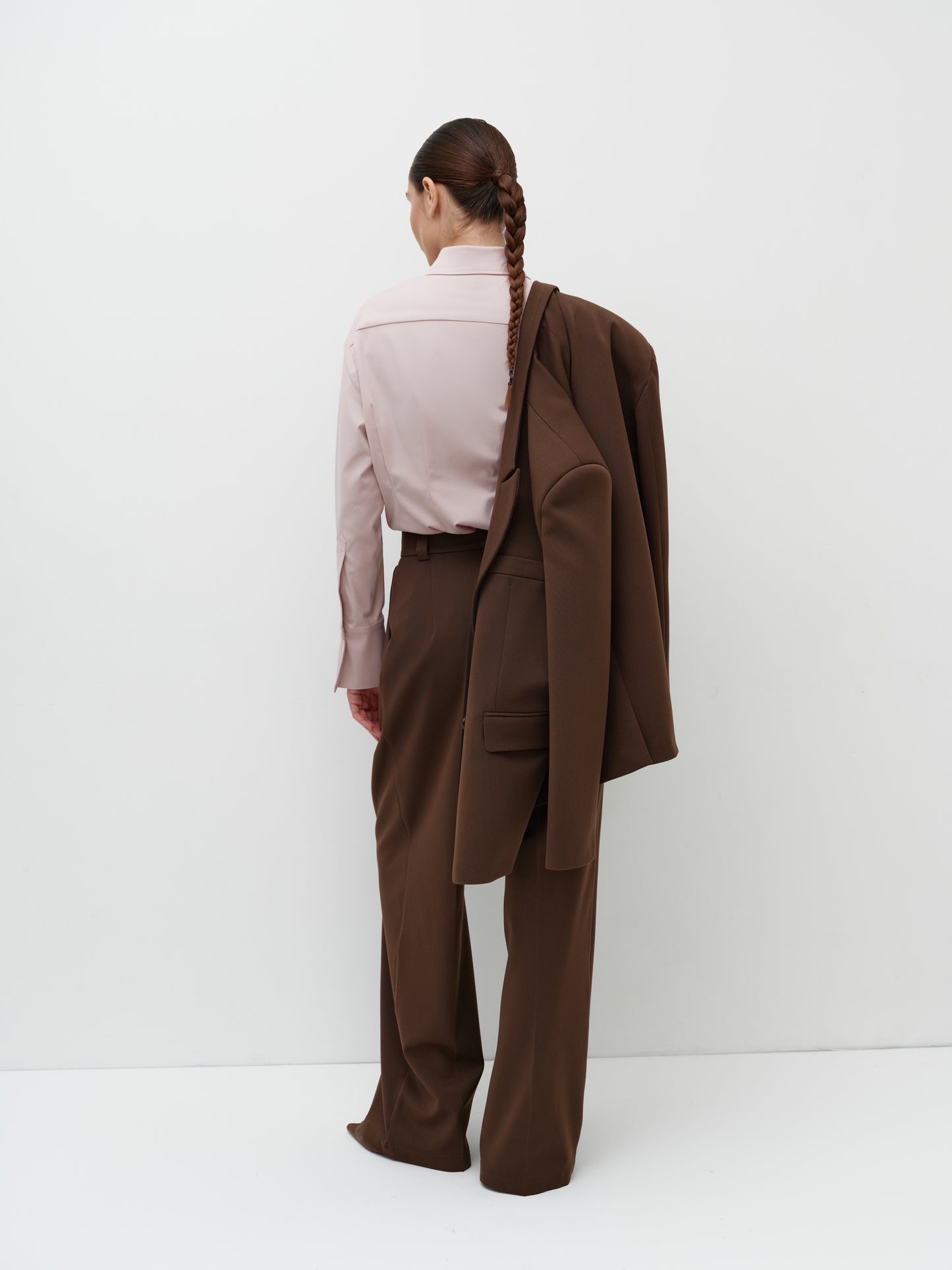 Brown palazzo trousers