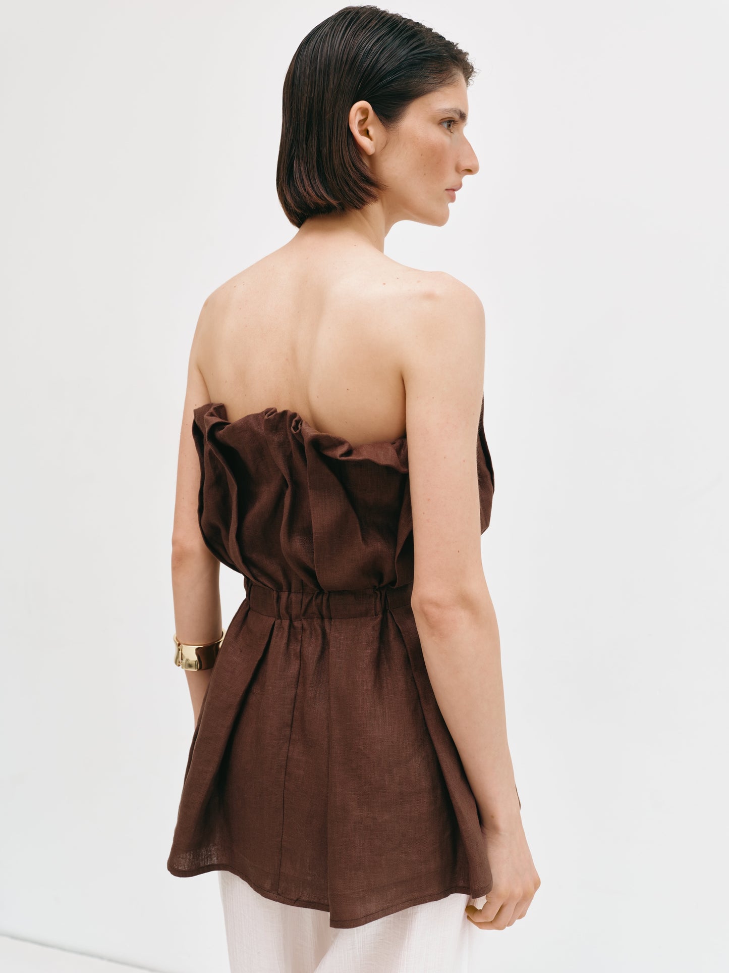 Топ - буф бандо коричневий
