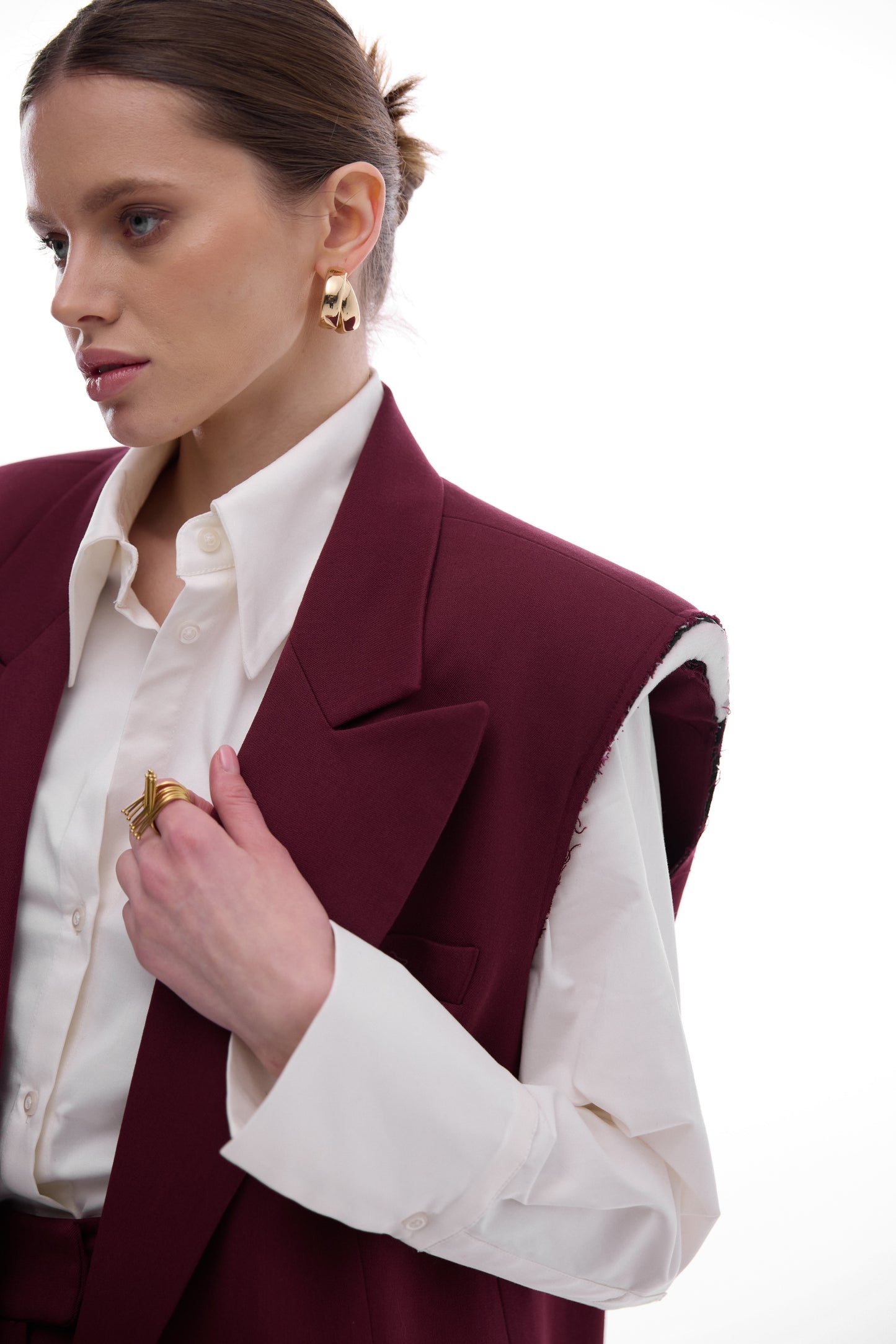 Cherry maxi trouser vest