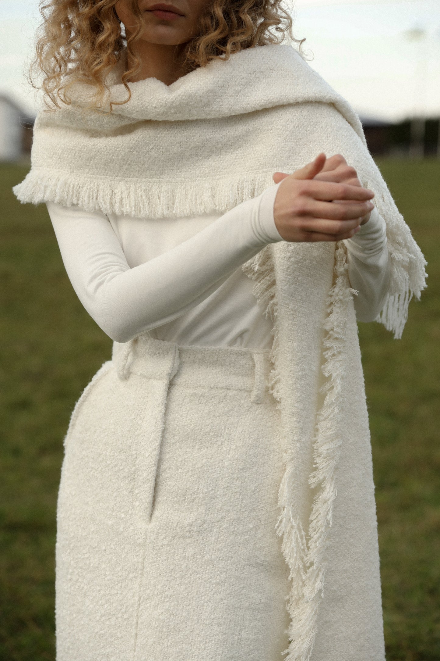 Спідниця максі букле