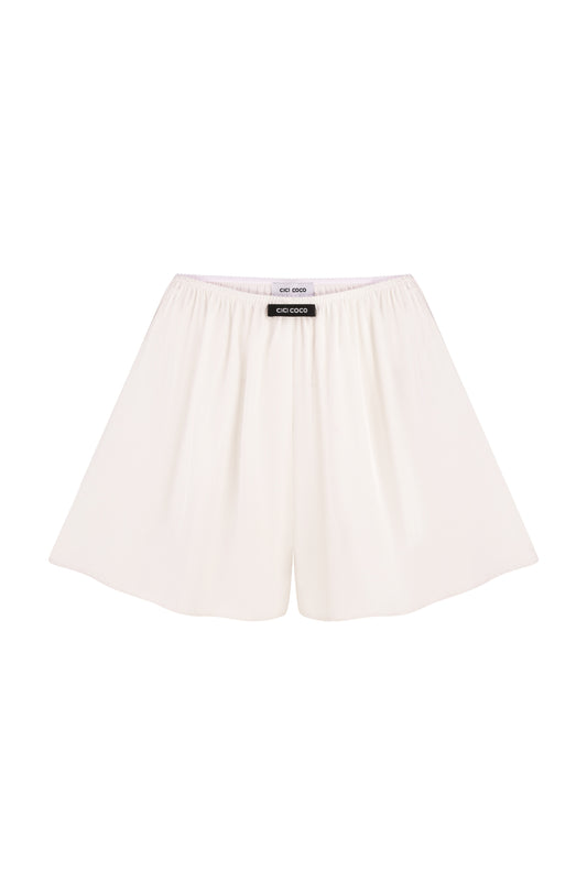 Шорти сатин білі