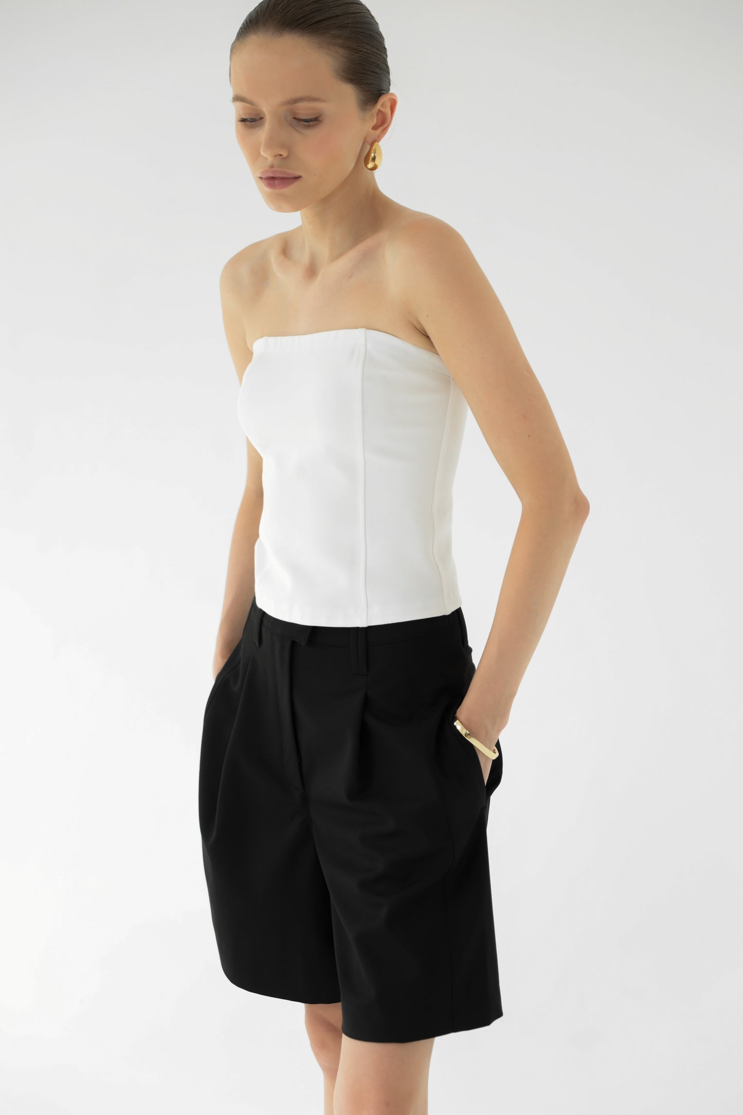 Milk bandeau corset