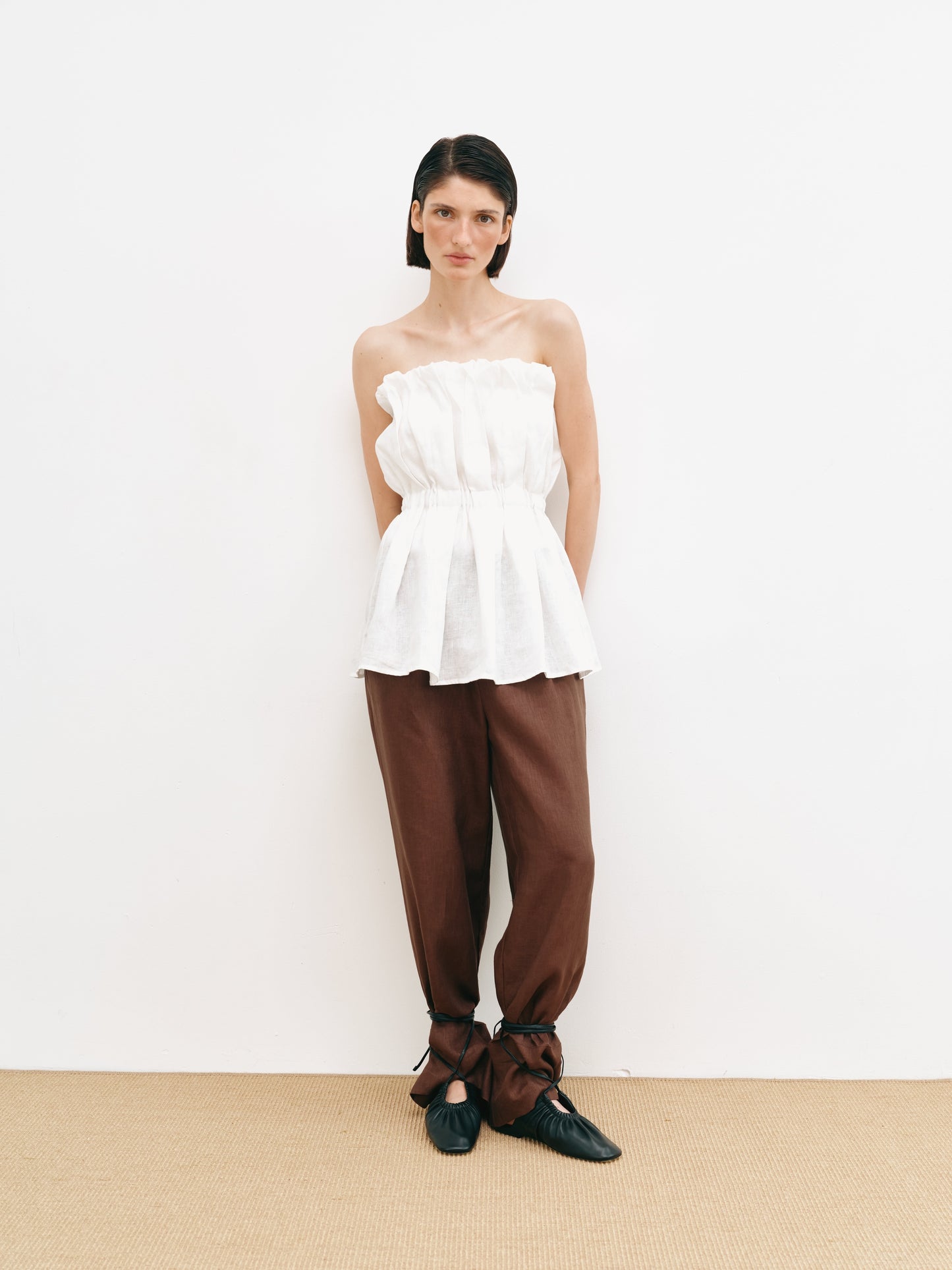 Топ - буф бандо молочний