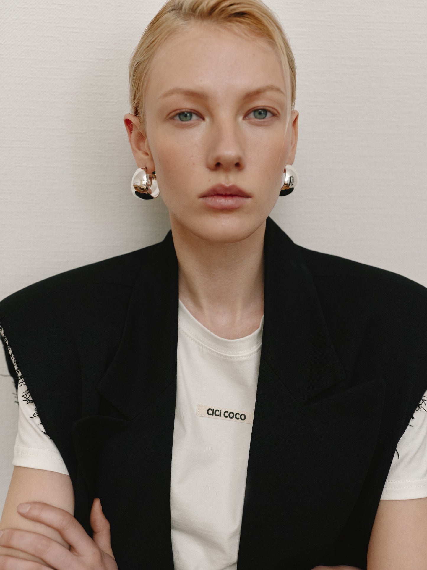 Жилет брючний максі чорний