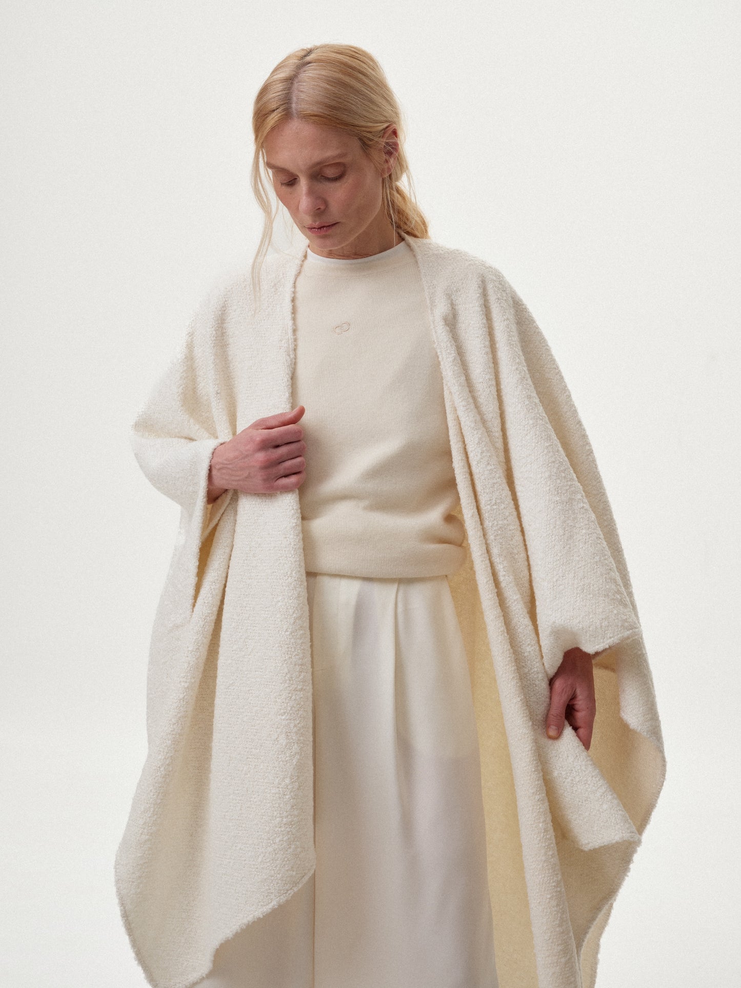 Накидка - пончо букле