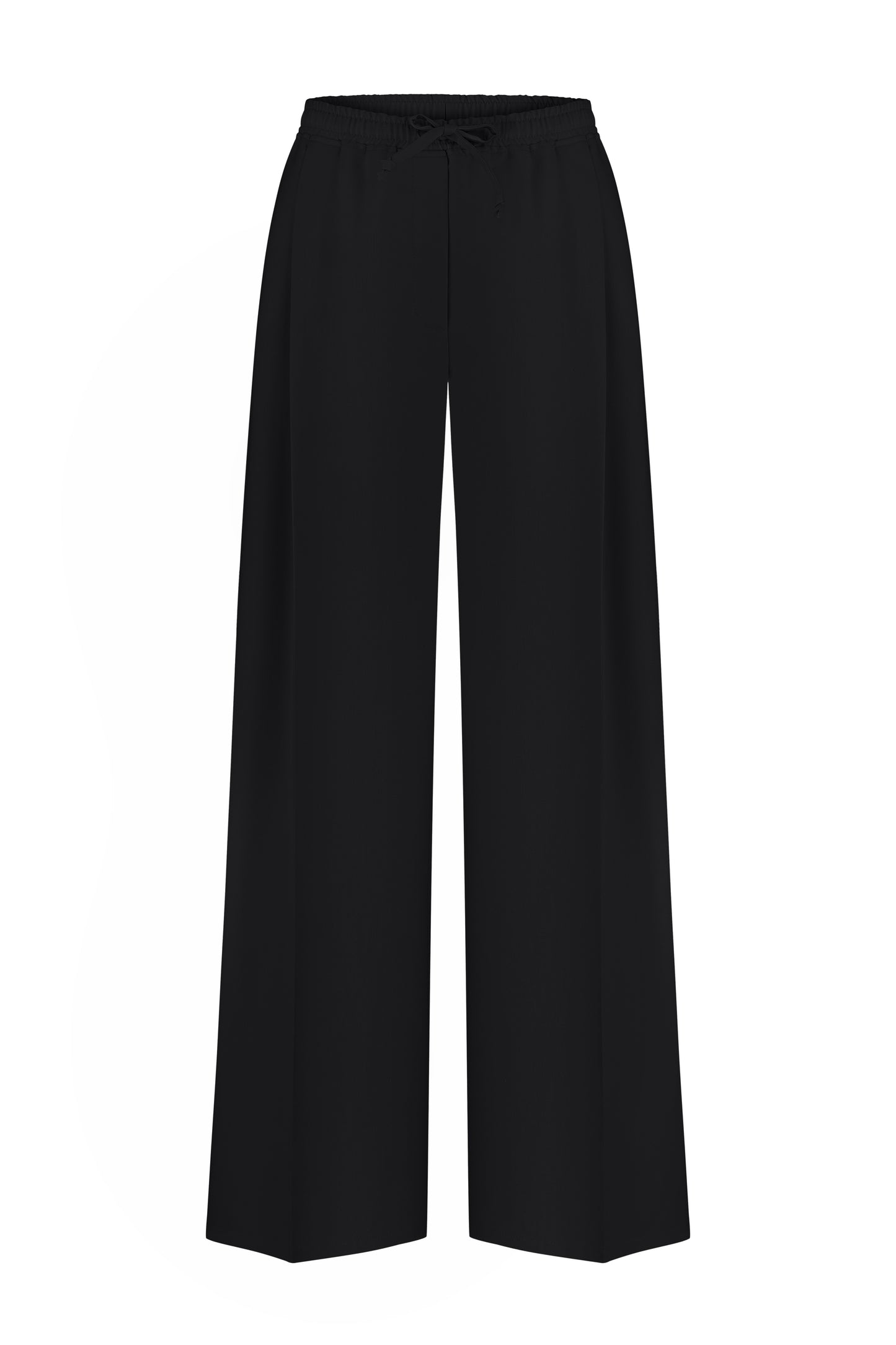 Black palazzo with an elastic waistband