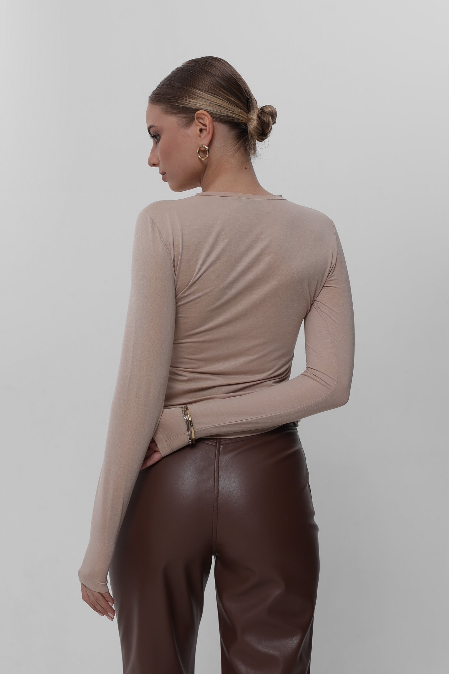 Лонг бежевий