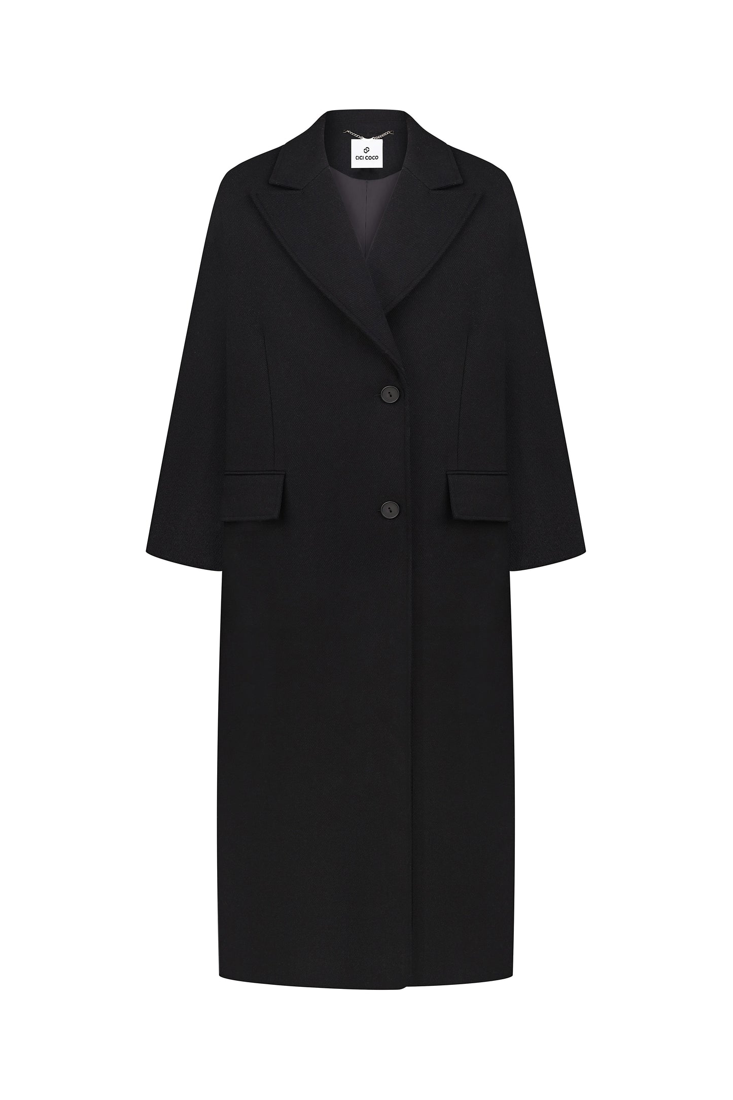 Black wool coat (limited edition)