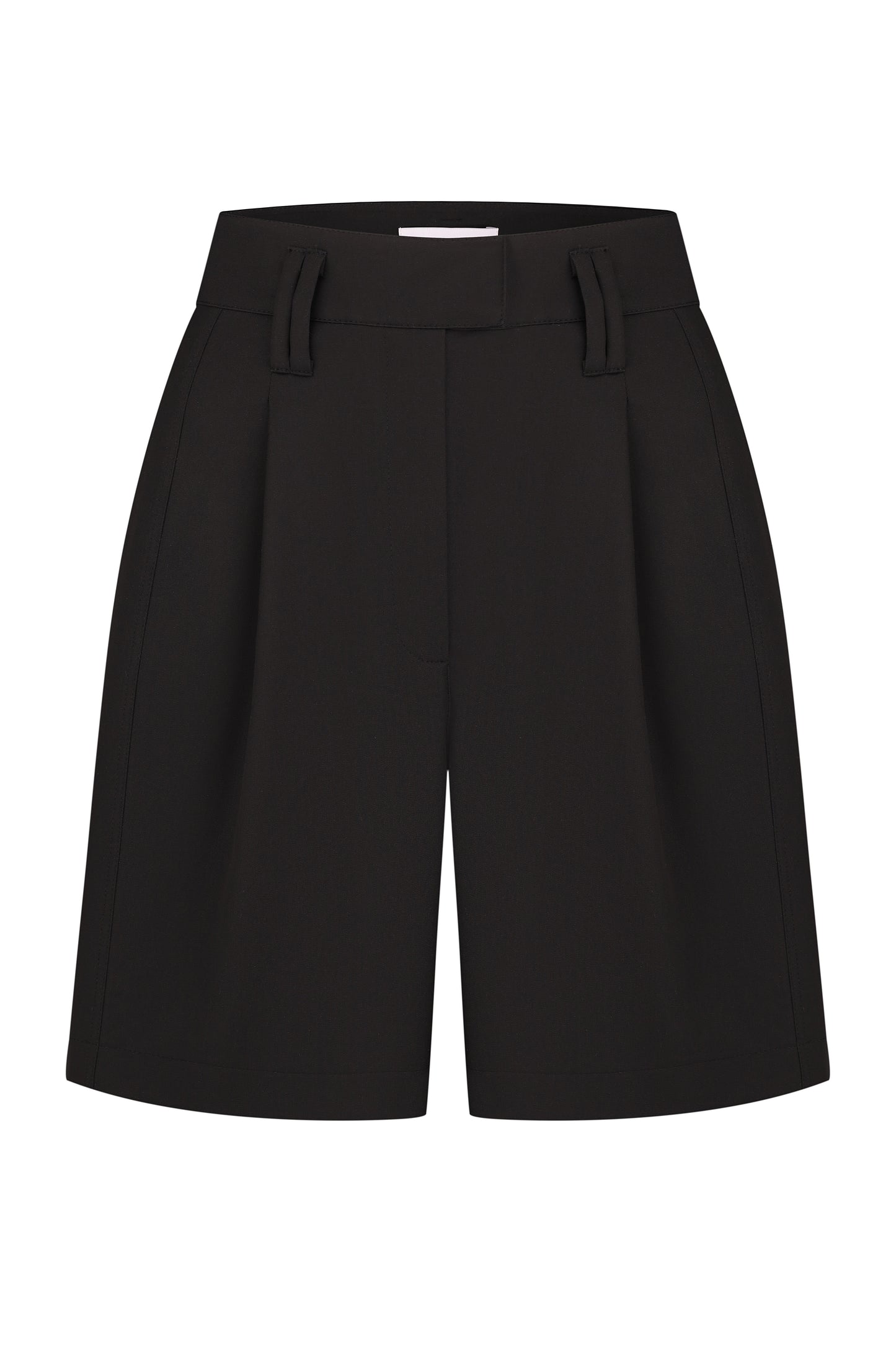 Black bermuda shorts