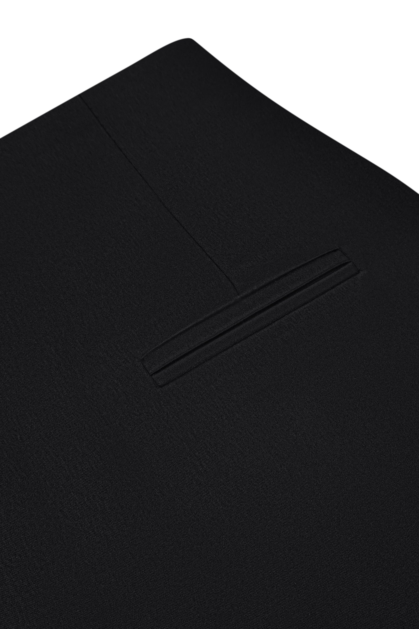 Спідниця сатинова міні чорна