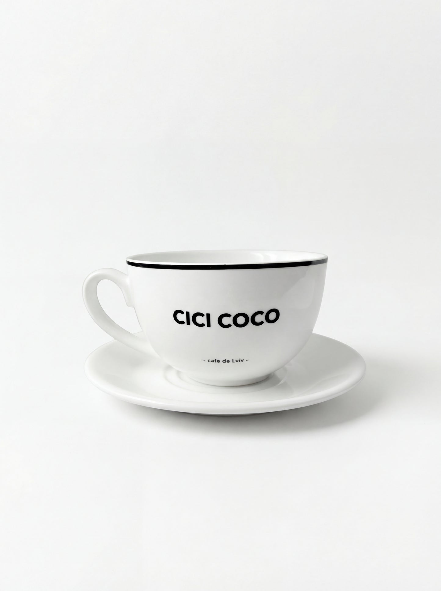 Чашка з блюдцем CICI COCO Cafe 250 мл