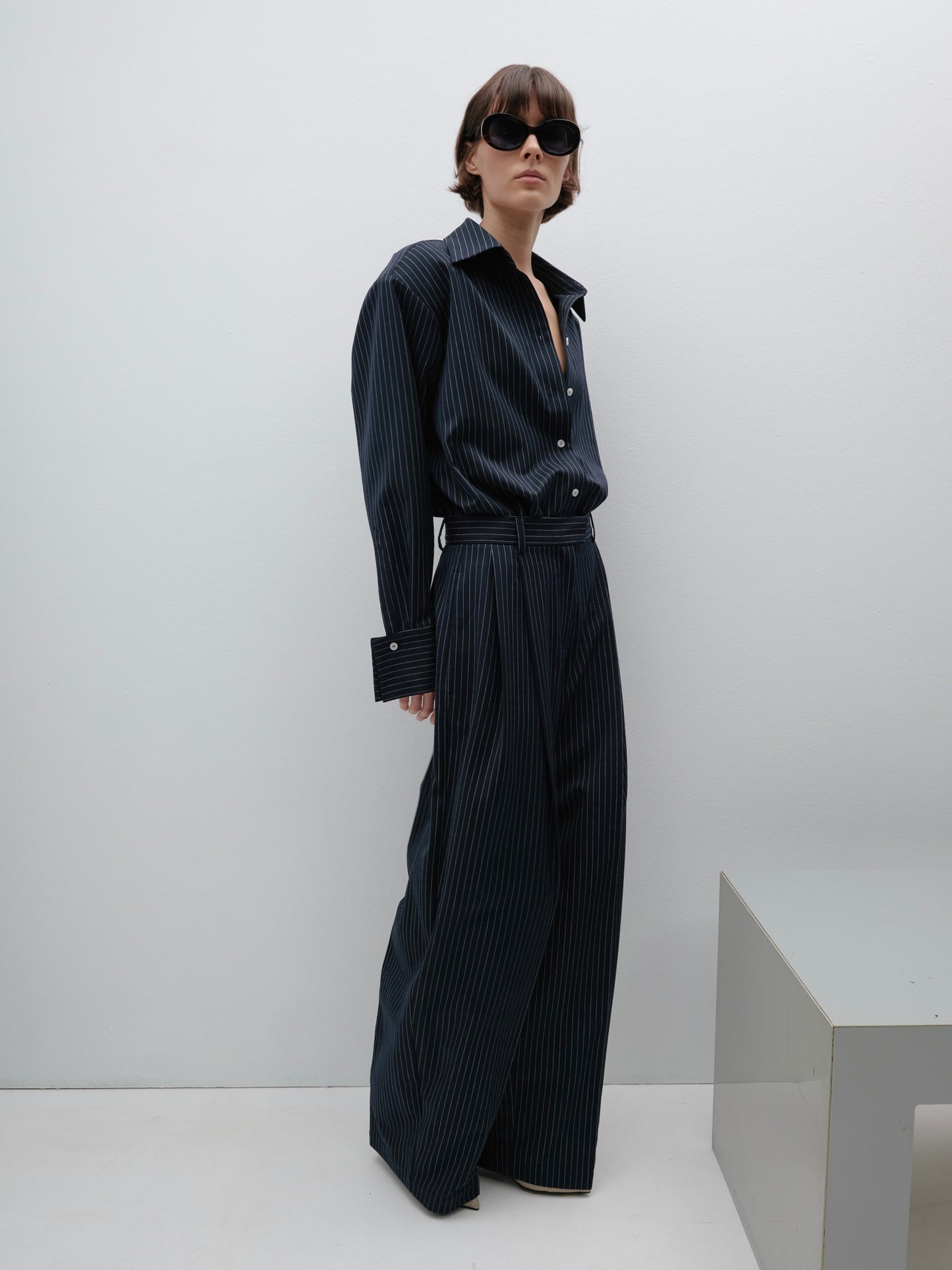 Палаццо сині у смужку