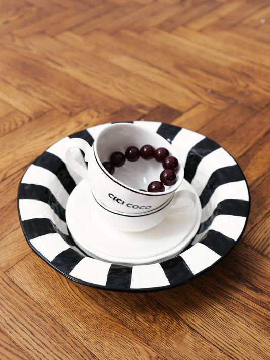 Тарілка в смужку CICI COCO HOME