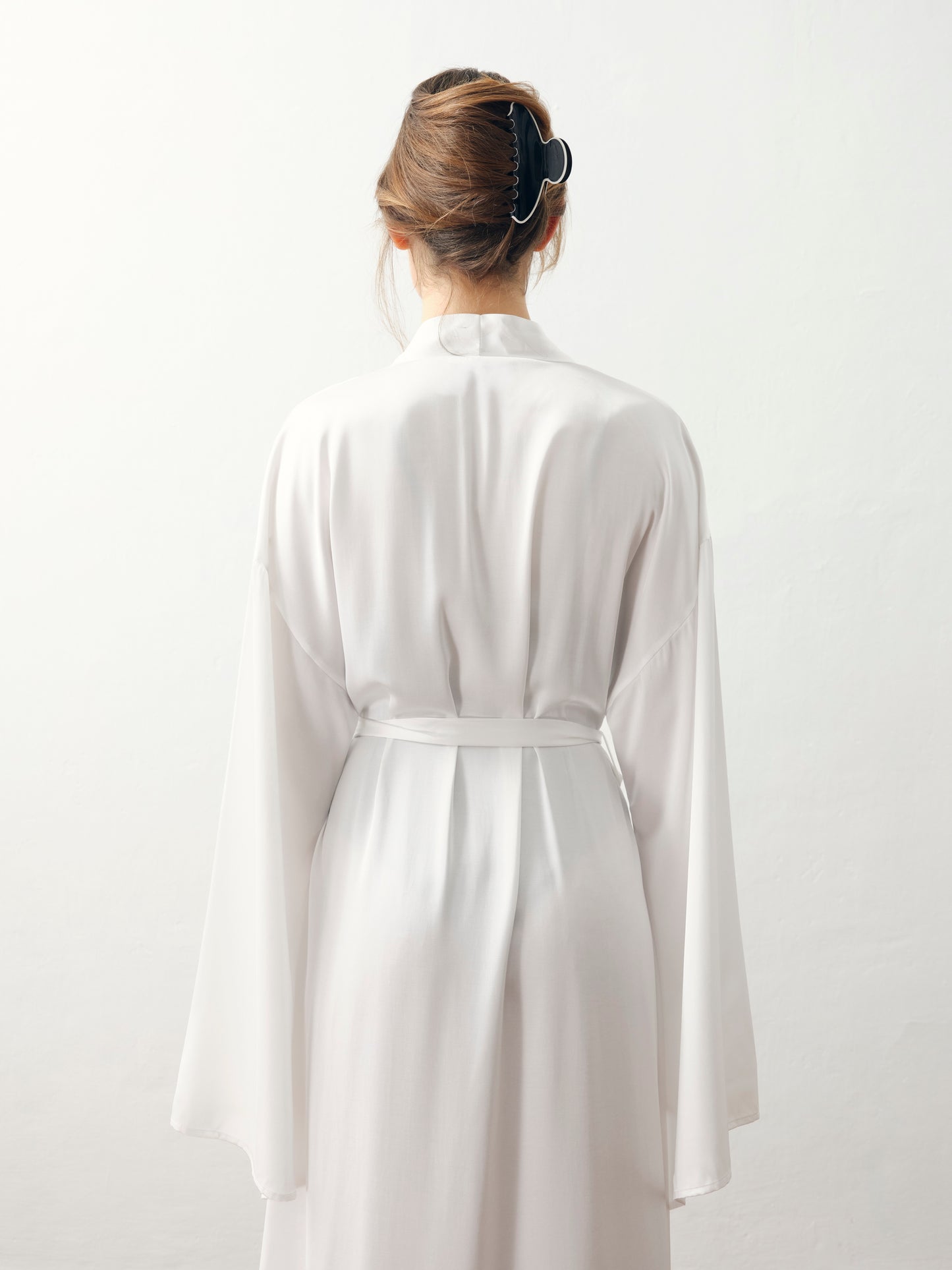 Халат сатиновий білий