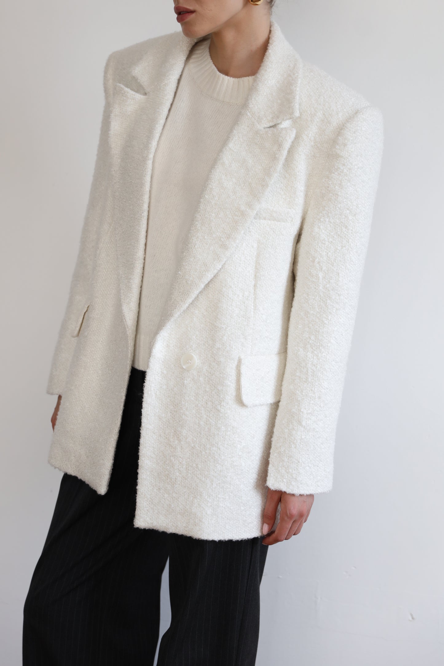 Bouclé Jacket-Coat