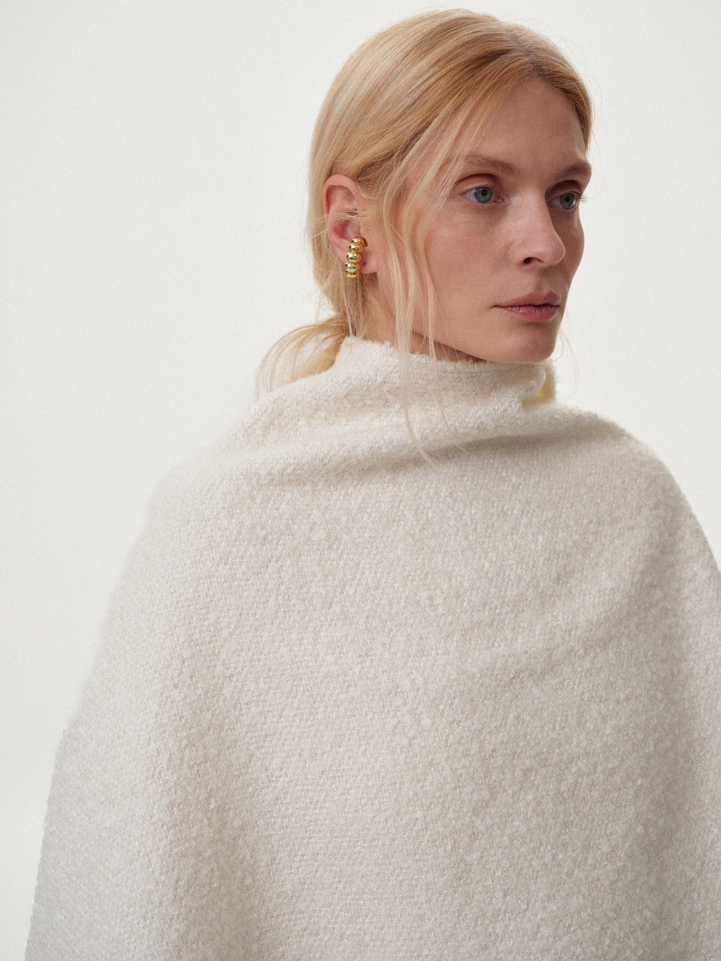 Накидка - пончо букле