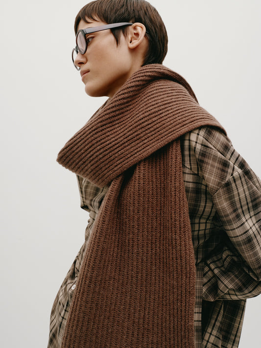 Brown scarf