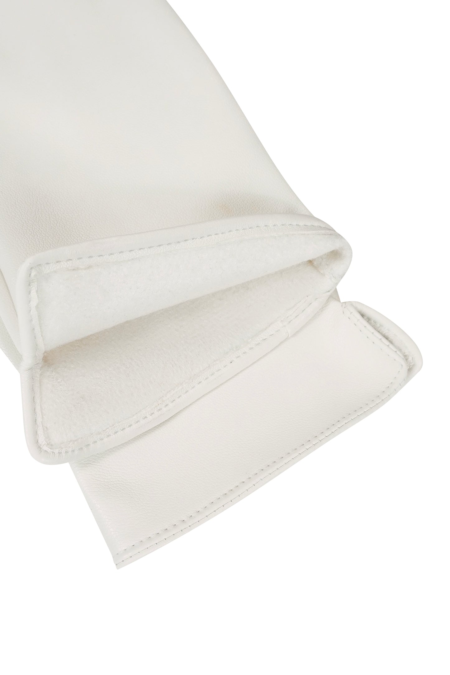 Рукавиці молочні з еко-шкіри