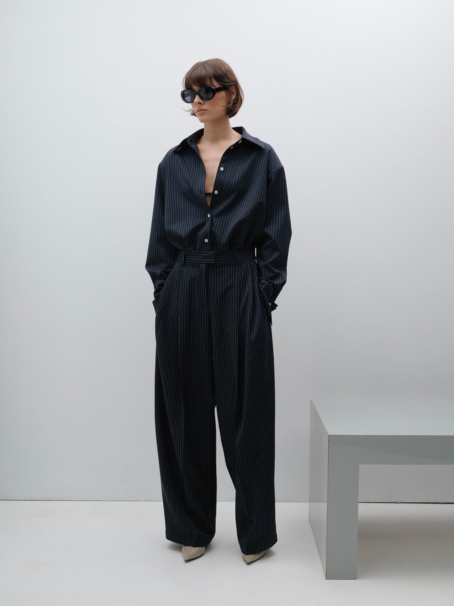 Палаццо сині у смужку