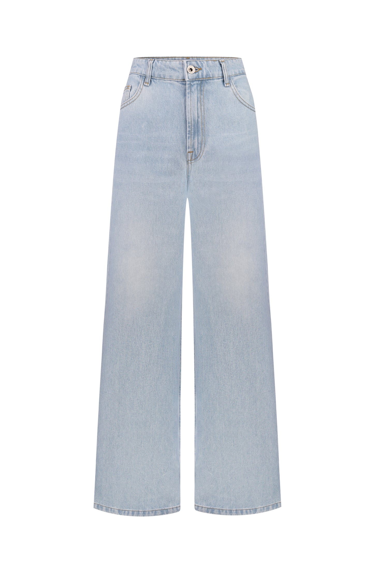 Джинси блакитні широкого крою