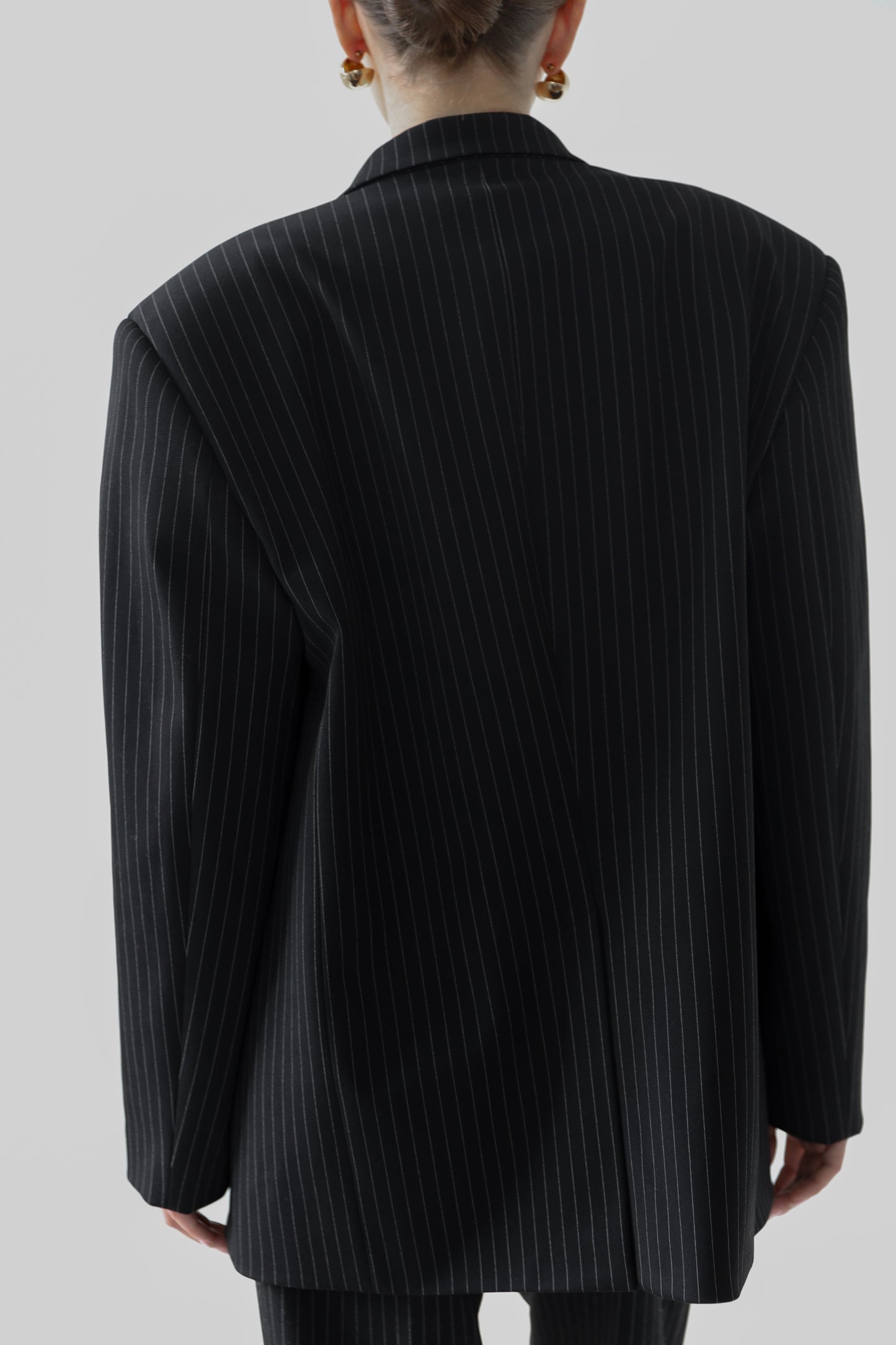 Structured Black Striped Blazer (Limited Edition)