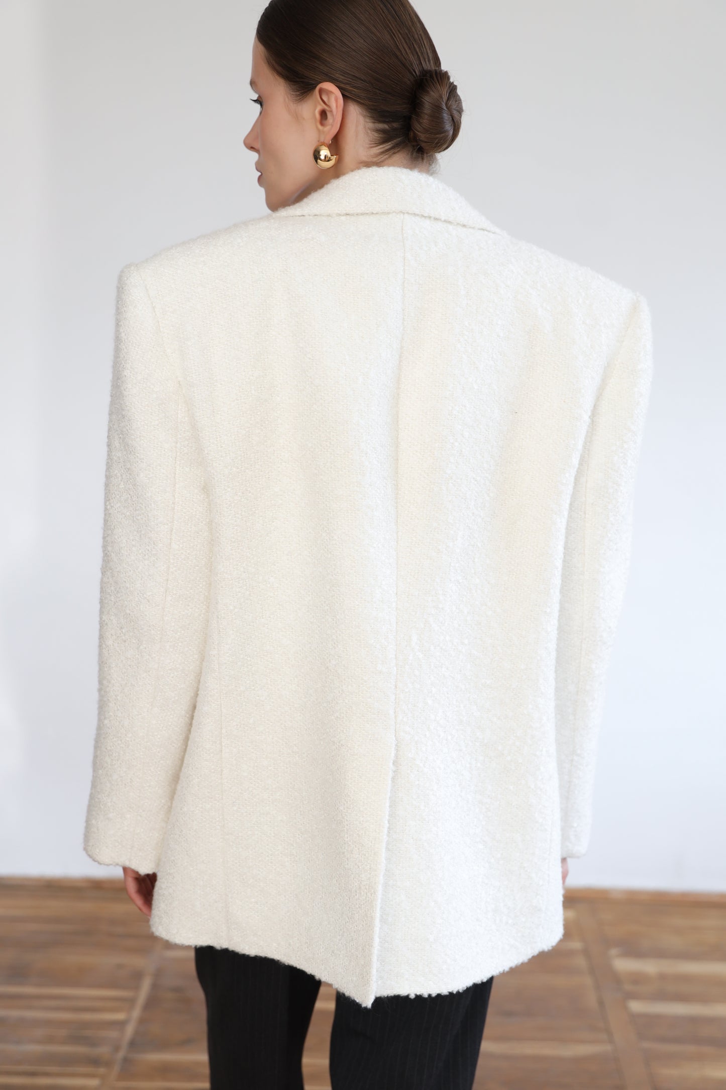 Bouclé Jacket-Coat