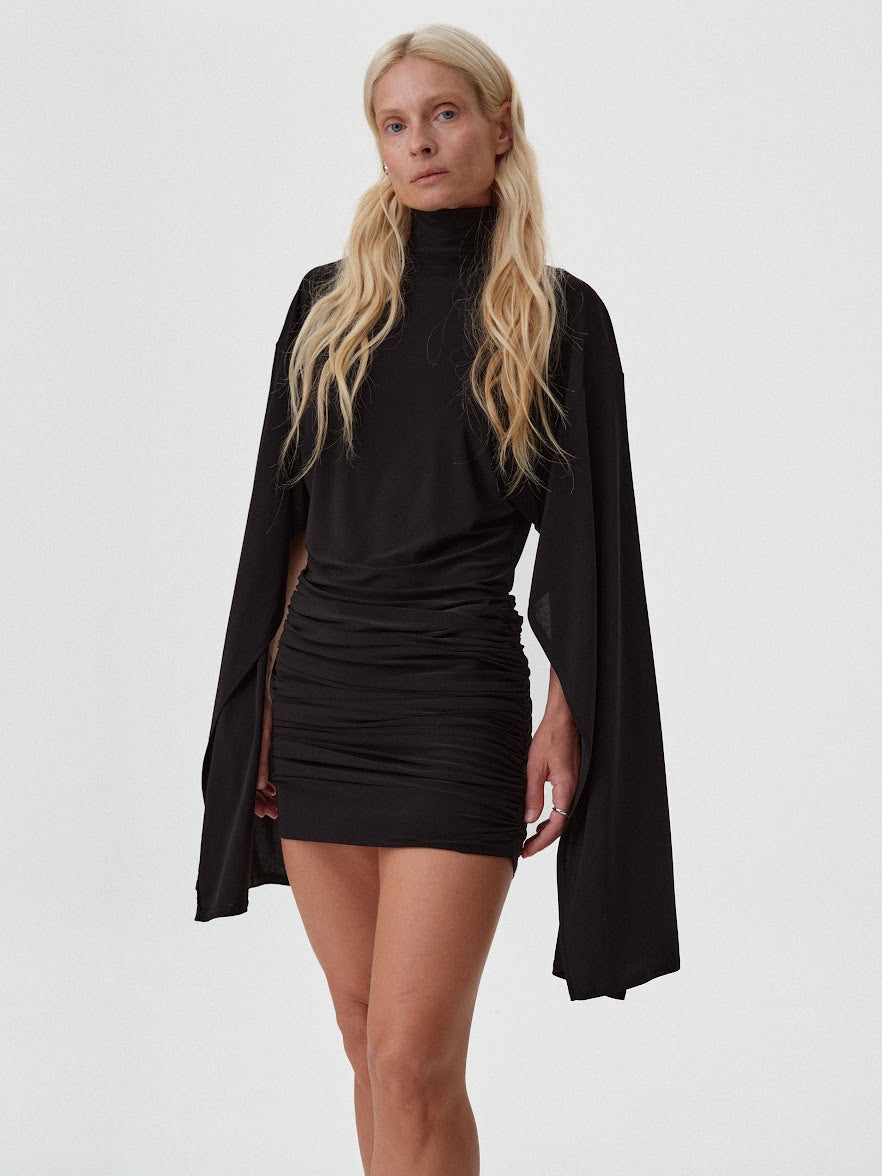 Трикотажна сукня Sculpt міні з рукавами COUTURE